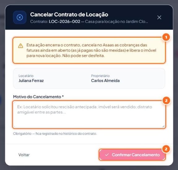 Leia o aviso